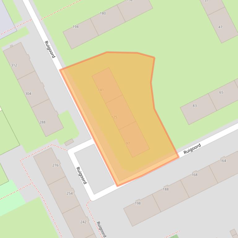 Kaart van postcodegebied 3079XP.