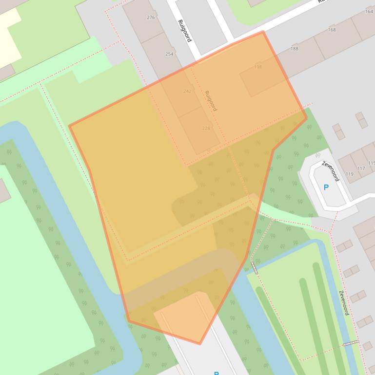 Kaart van postcodegebied 3079XW.