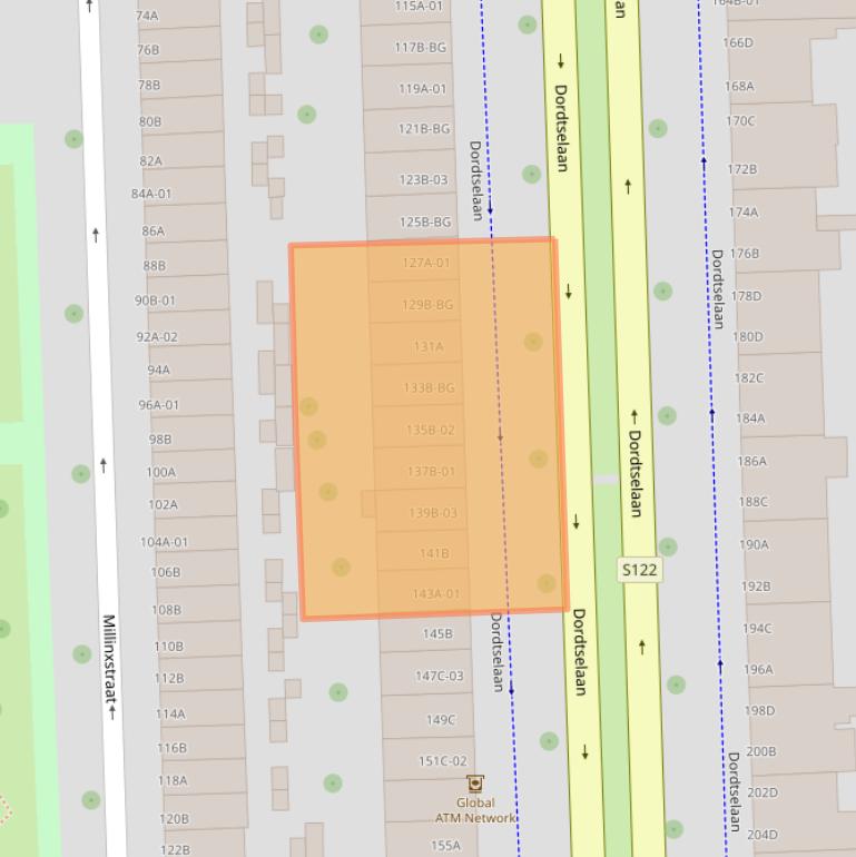 Kaart van postcodegebied 3081BL.