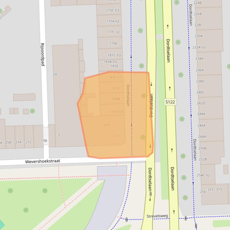 Kaart van postcodegebied 3081BP.