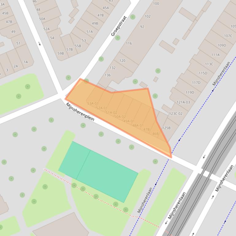 Kaart van postcodegebied 3081CT.