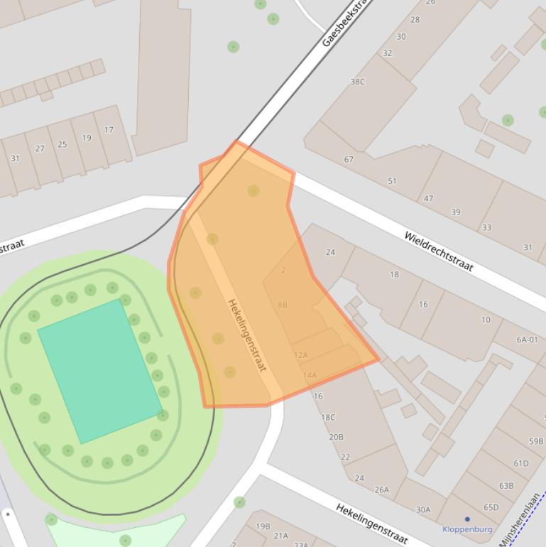 Kaart van postcodegebied 3081EB.