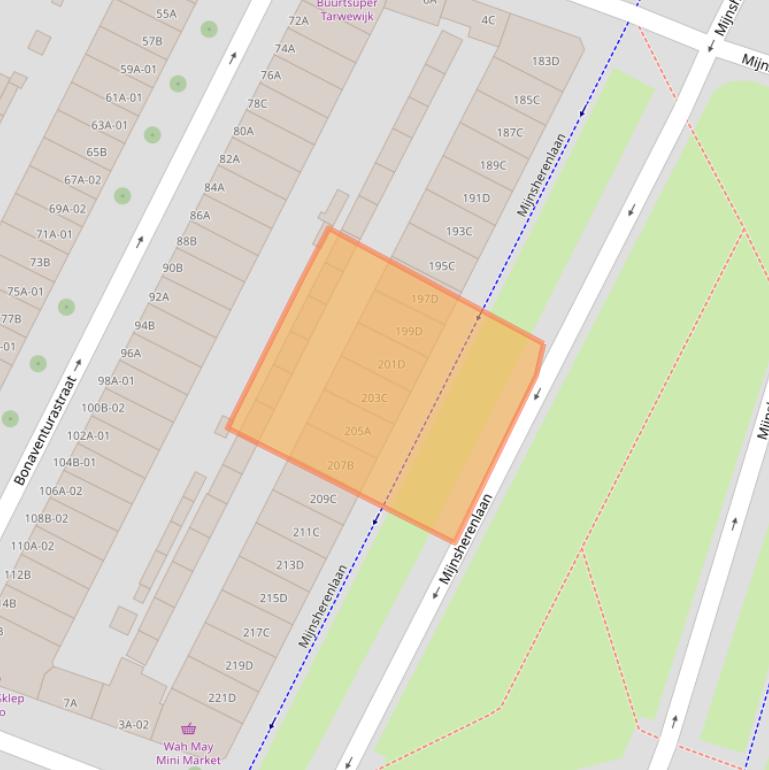 Kaart van postcodegebied 3081GP.