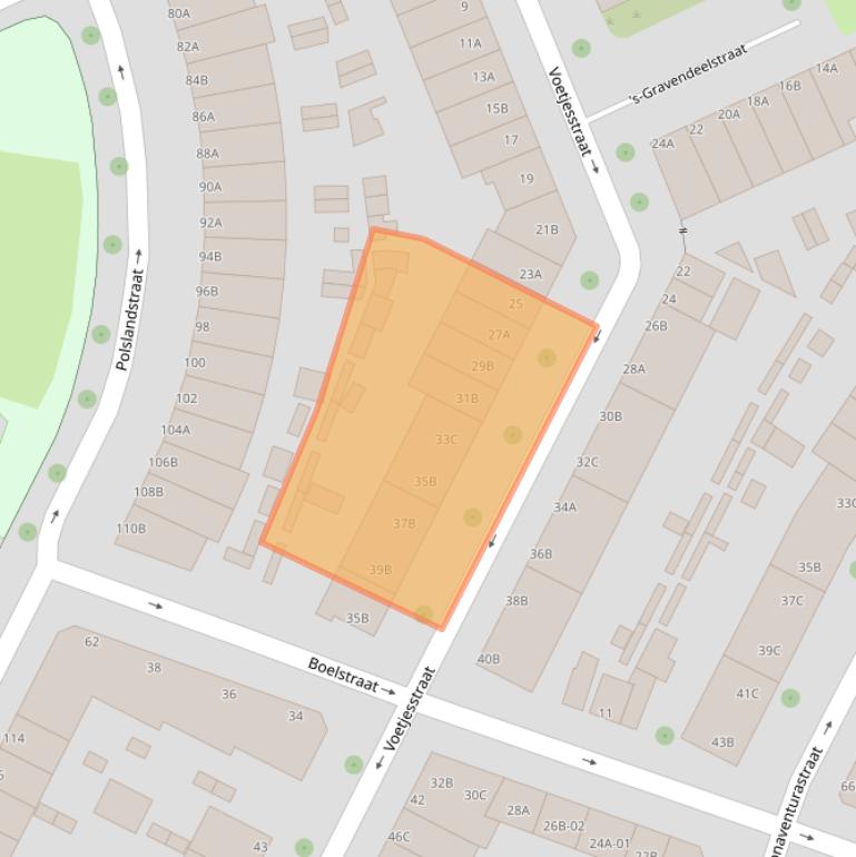 Kaart van postcodegebied 3081HL.