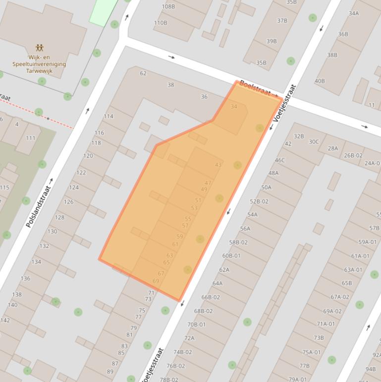 Kaart van postcodegebied 3081HM.