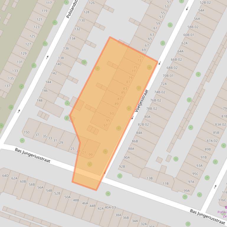 Kaart van postcodegebied 3081HN.