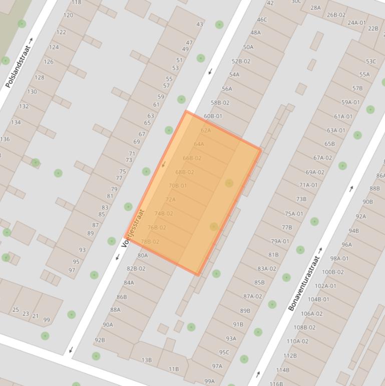 Kaart van postcodegebied 3081HS.