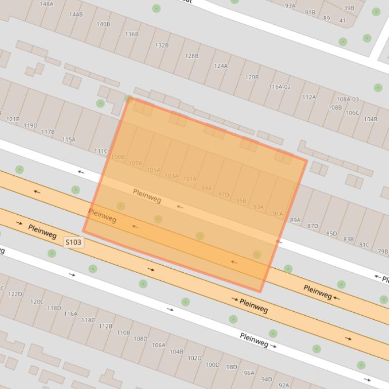 Kaart van postcodegebied 3081JH.