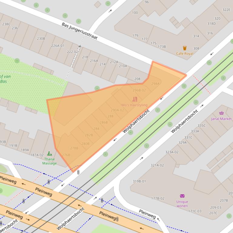 Kaart van postcodegebied 3081KR.