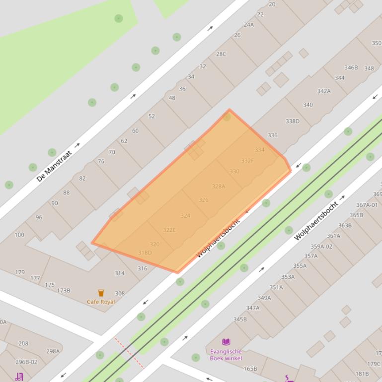 Kaart van postcodegebied 3081KT.