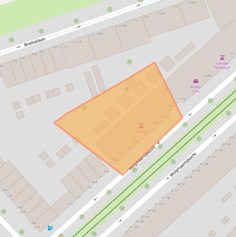 Kaart van postcodegebied 3081KX.