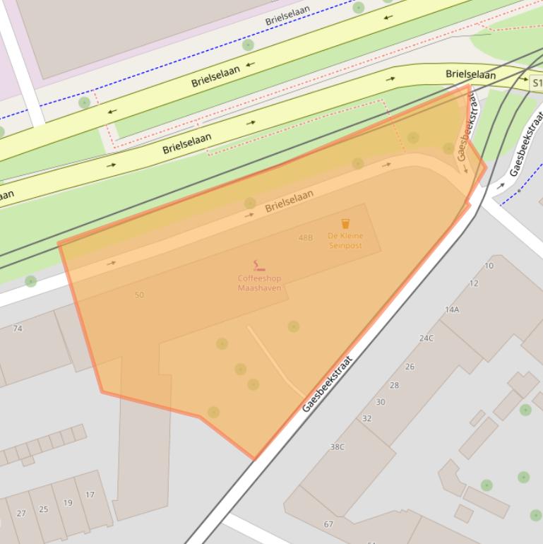 Kaart van postcodegebied 3081LC.