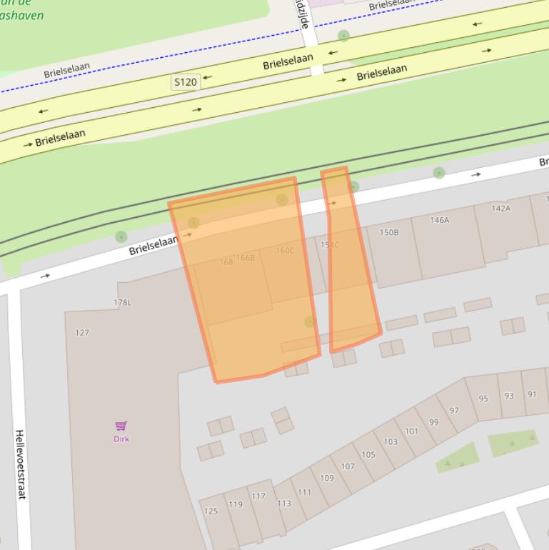 Kaart van postcodegebied 3081LJ.