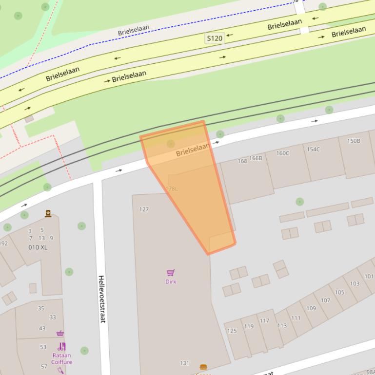 Kaart van postcodegebied 3081LK.