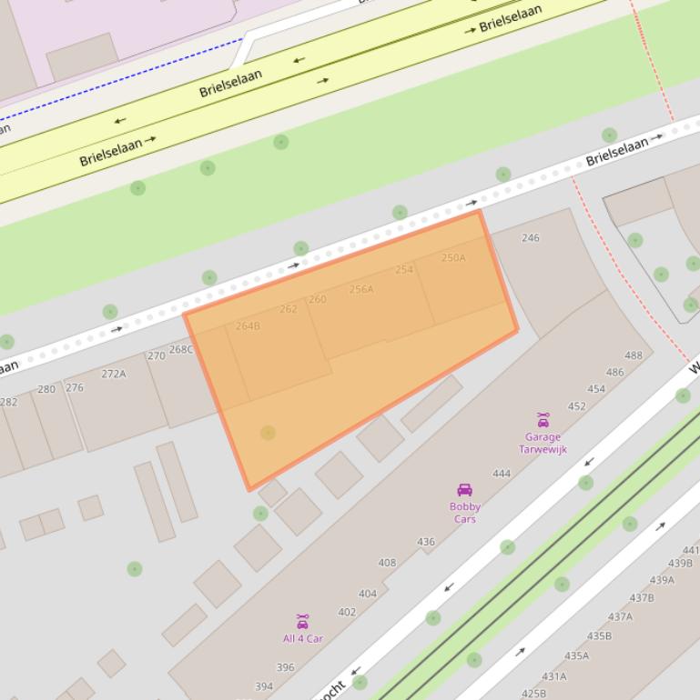 Kaart van postcodegebied 3081LN.