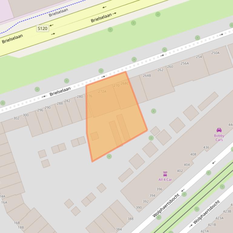 Kaart van postcodegebied 3081LP.