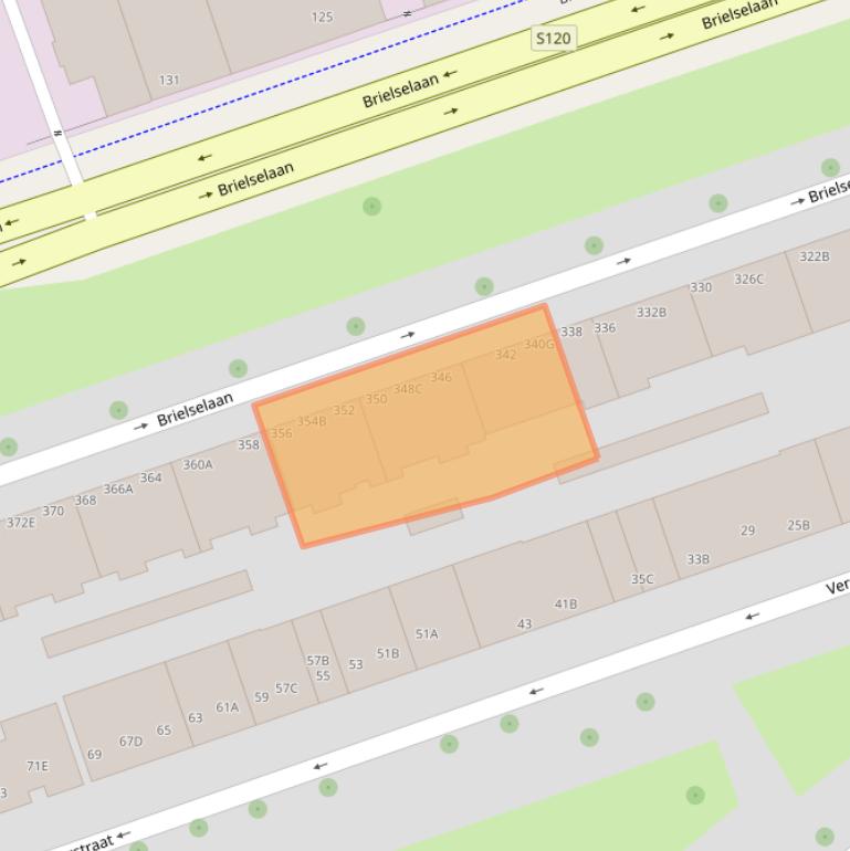 Kaart van postcodegebied 3081LV.