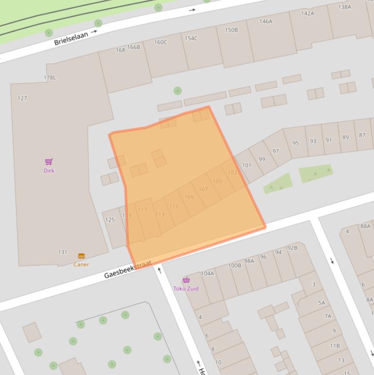 Kaart van postcodegebied 3081NH.