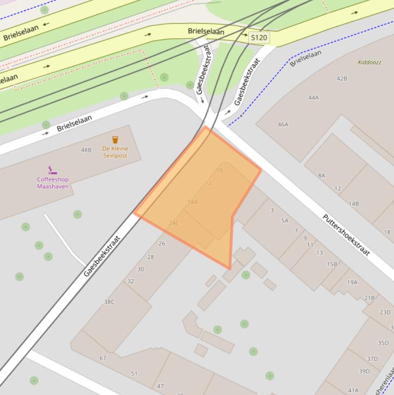 Kaart van postcodegebied 3081NK.