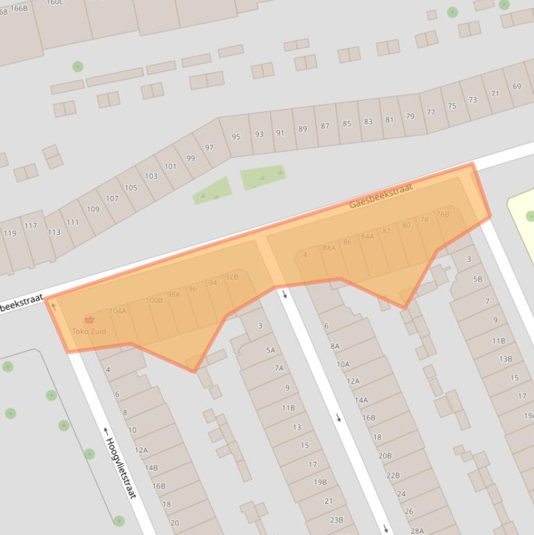 Kaart van postcodegebied 3081NM.