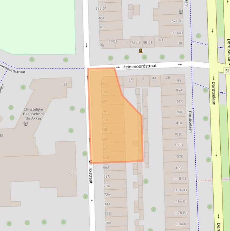 Kaart van postcodegebied 3081PP.