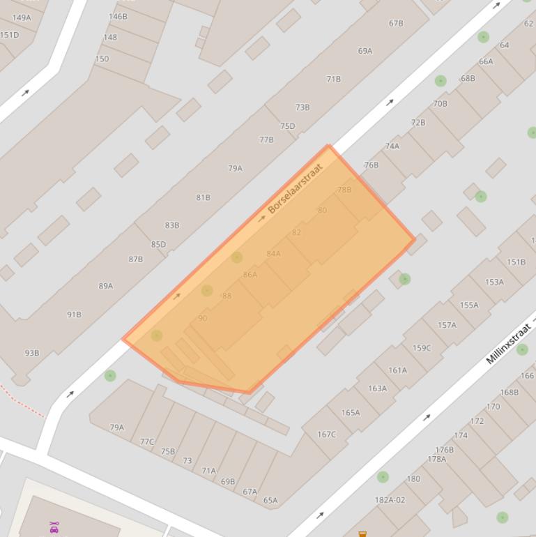 Kaart van postcodegebied 3081RK.