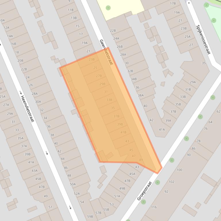 Kaart van postcodegebied 3081SC.