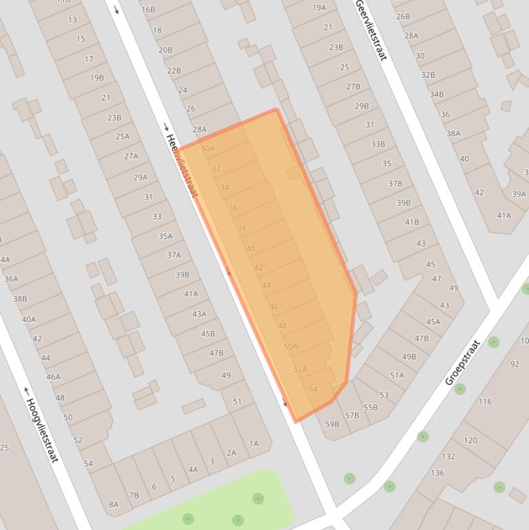 Kaart van postcodegebied 3081SR.