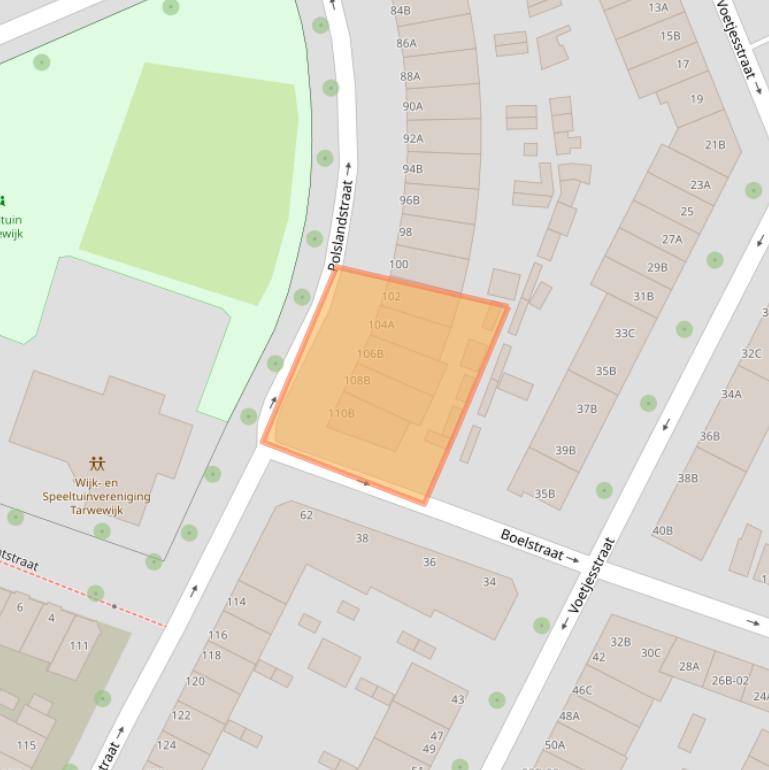 Kaart van postcodegebied 3081TS.