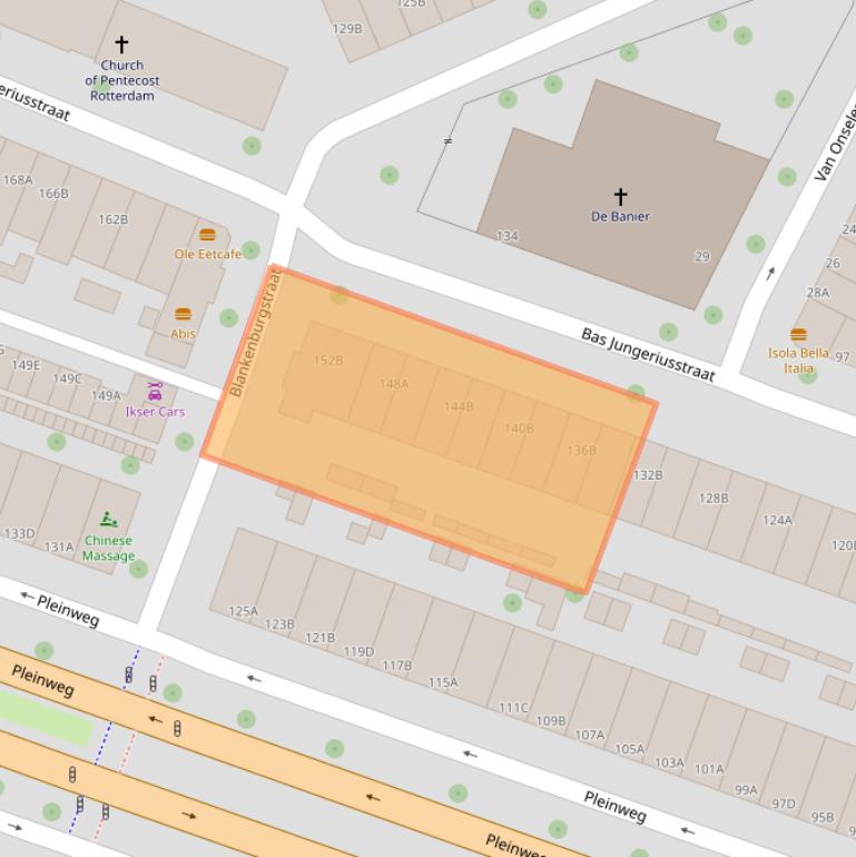 Kaart van postcodegebied 3081VM.