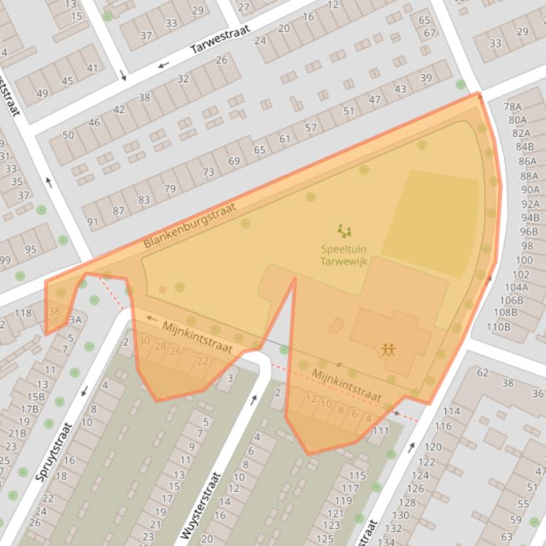 Kaart van postcodegebied 3081XB.