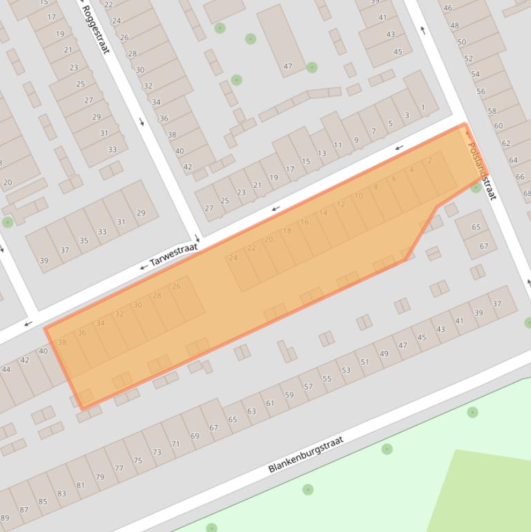 Kaart van postcodegebied 3081XS.