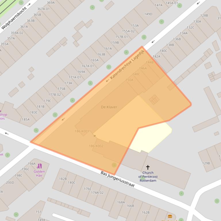 Kaart van postcodegebied 3081ZD.