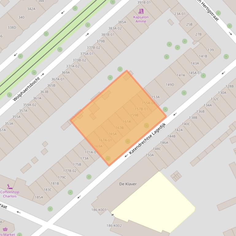 Kaart van postcodegebied 3081ZS.