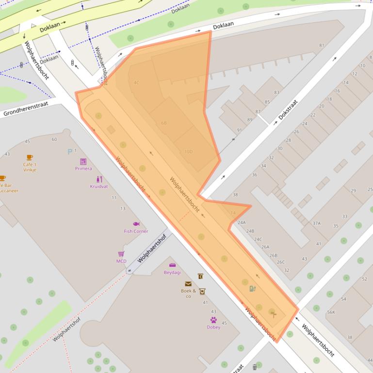 Kaart van postcodegebied 3082AL.