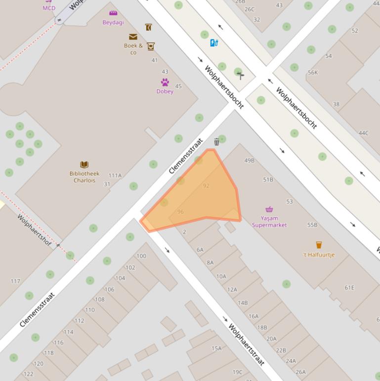 Kaart van postcodegebied 3082CK.