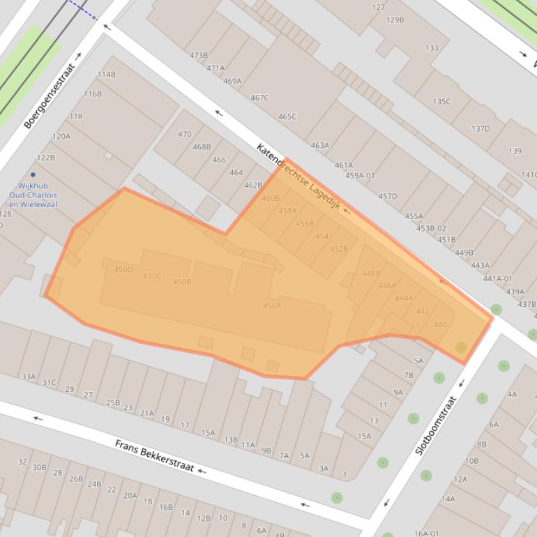 Kaart van postcodegebied 3082GG.