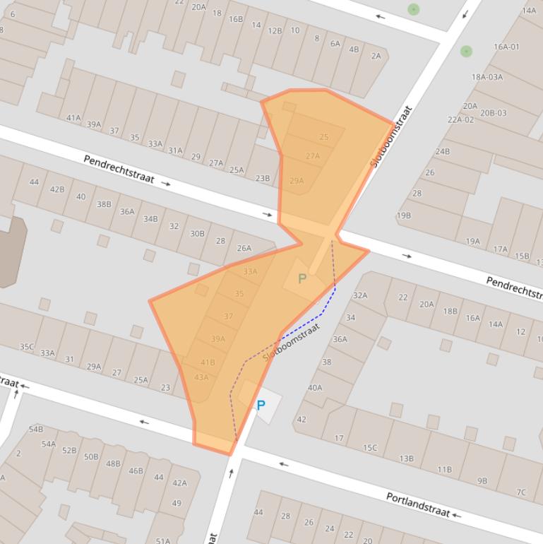 Kaart van postcodegebied 3082GM.