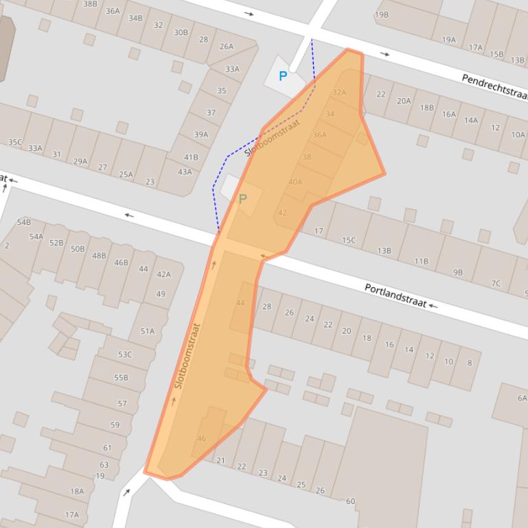 Kaart van postcodegebied 3082GS.