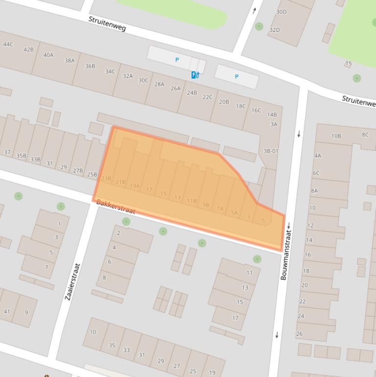 Kaart van postcodegebied 3082HA.