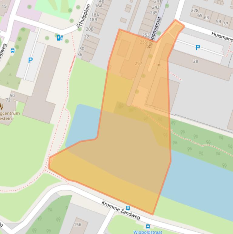 Kaart van postcodegebied 3082JM.