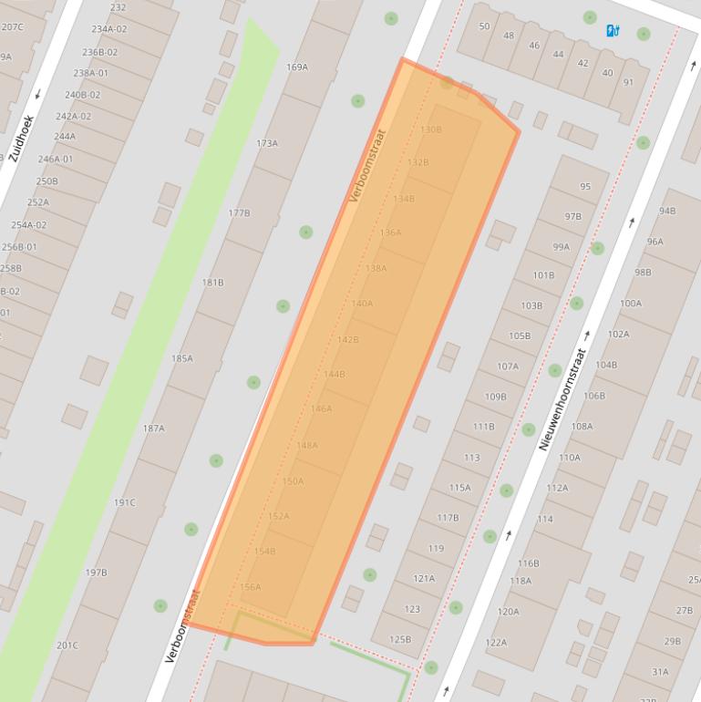 Kaart van postcodegebied 3082JT.