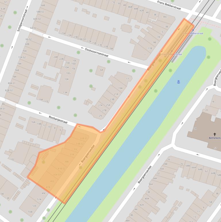 Kaart van postcodegebied 3082KH.
