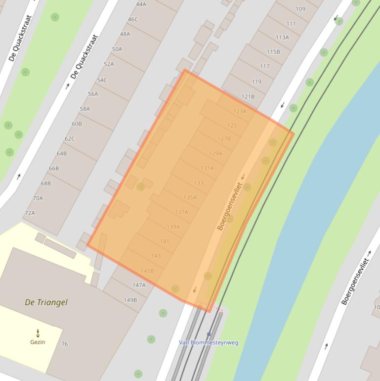 Kaart van postcodegebied 3082KM.