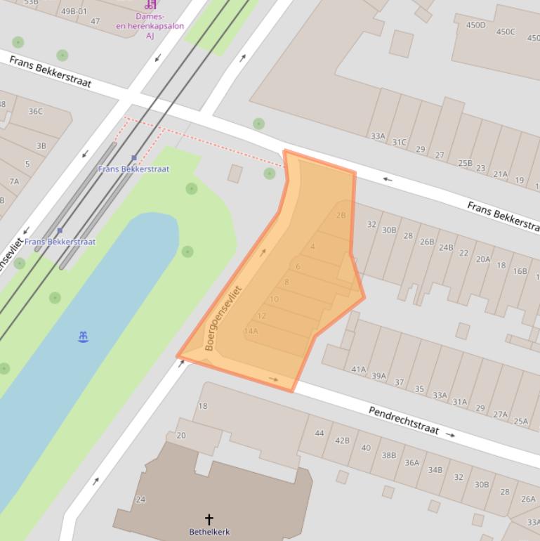 Kaart van postcodegebied 3082KS.