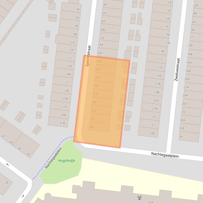 Kaart van postcodegebied 3082MC.