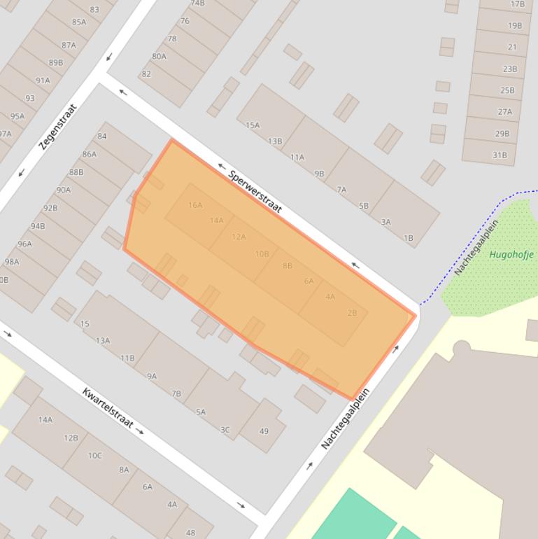 Kaart van postcodegebied 3082ME.