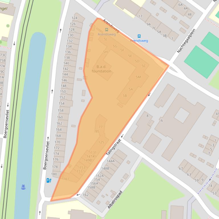 Kaart van postcodegebied 3082MG.