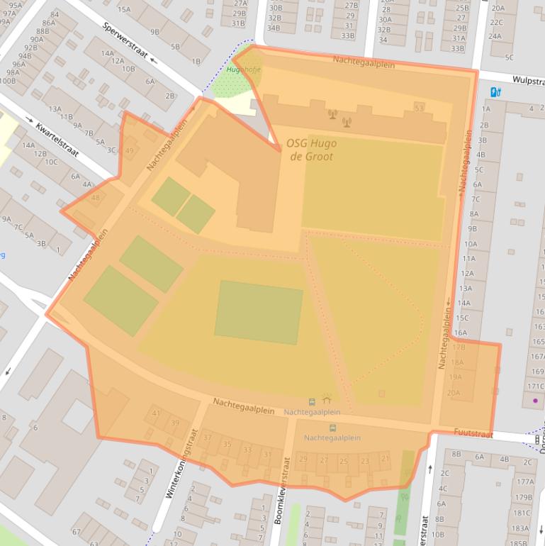 Kaart van postcodegebied 3082NK.