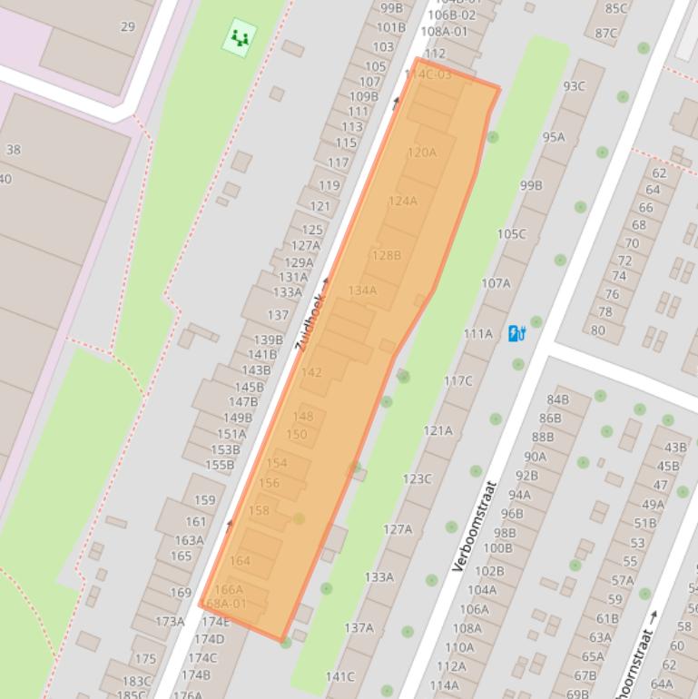 Kaart van postcodegebied 3082PP.